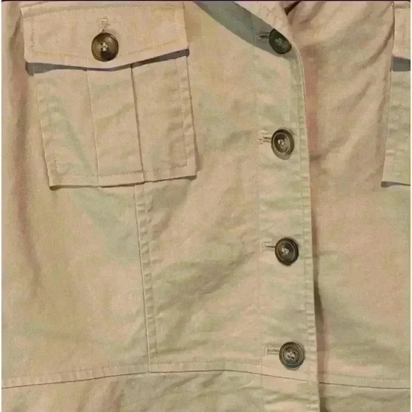 Apostrophe Women's Beige Jacket Size 16 Petites Button-Up - Picture 2 of 8